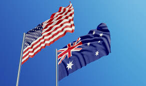 Australian and US flags