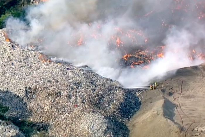 Fire at Coolaroo warehouse