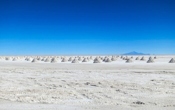 Lithium mining drying out salt flat