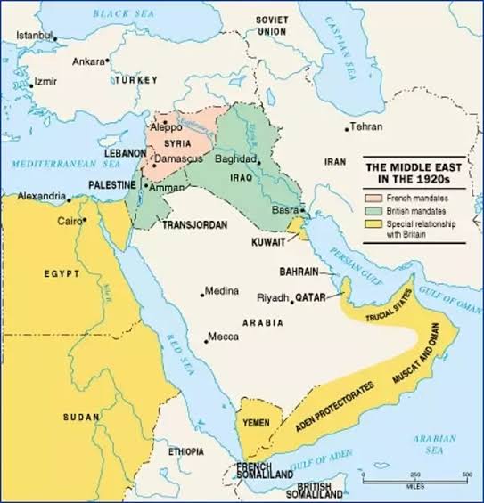 The Middle East in the 1920s